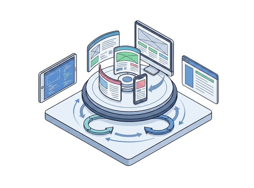 Web application dashboard