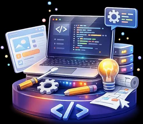 Software development services illustration