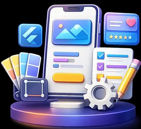 UI/UX design services illustration